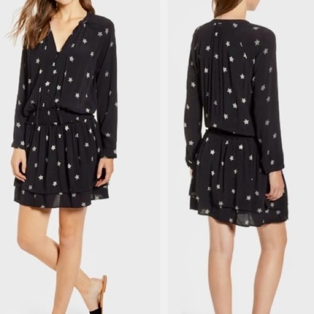 Rails Jasmine Black Rivet Star Dress